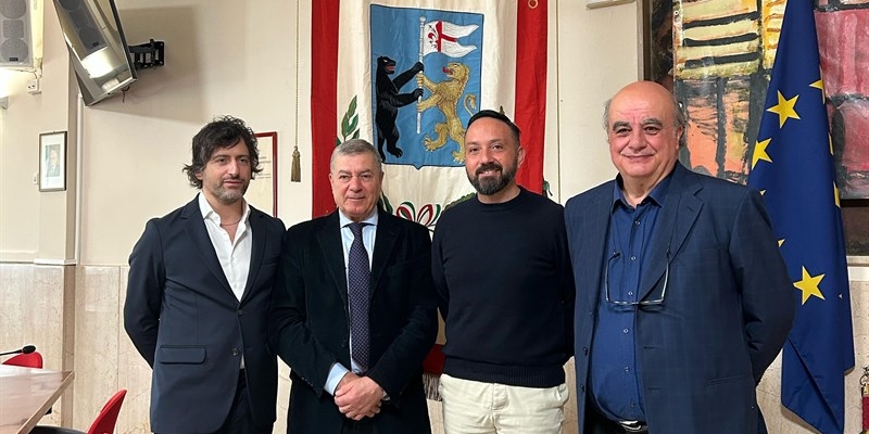 Sbandieratori e Amministrazione comunale - Piccardi Pianigiani Cecoro Spolverini