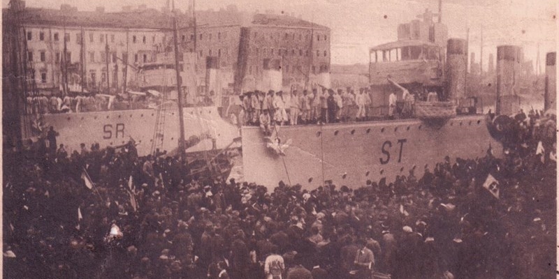 1918 - Gli italiani entrano a Fiume