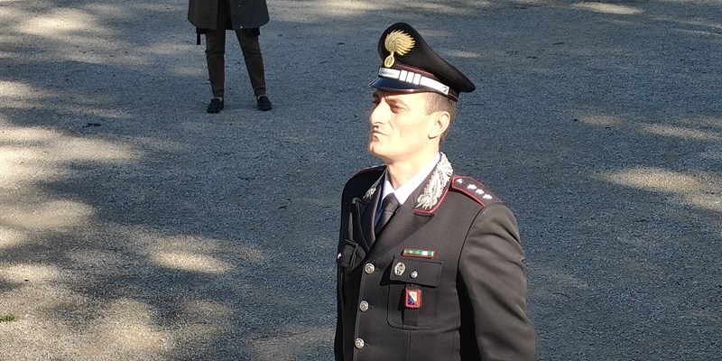 Il Capitano Francesco Ferrara, comandante della Compagnia dei Carabinieri di Borgo San Lorenzo 