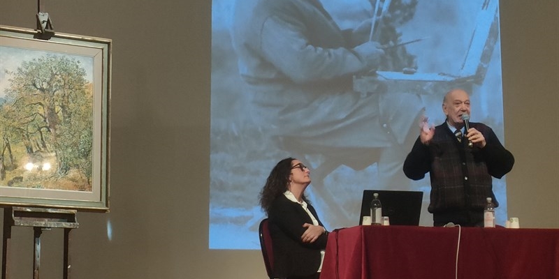 Corrado Marsan con alla sua sinistra l’assessore Sandra Pieri