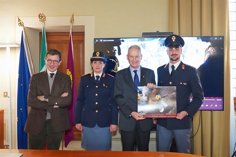 La presentazione del calendario