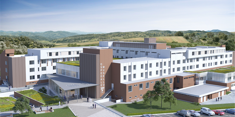 Render ospedale del Mugello