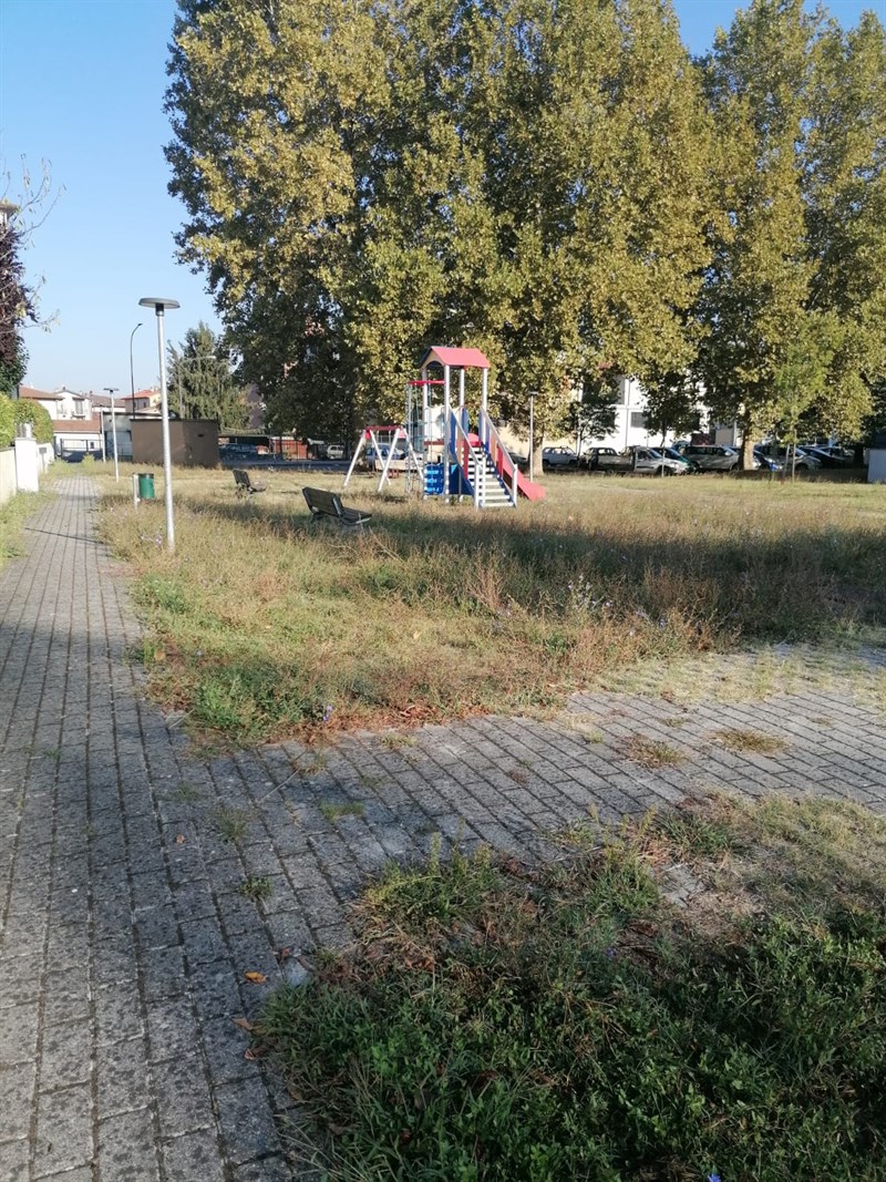 La situazione del giardino in zona Via Mons. Viagiani a Borgo San Lorenzo