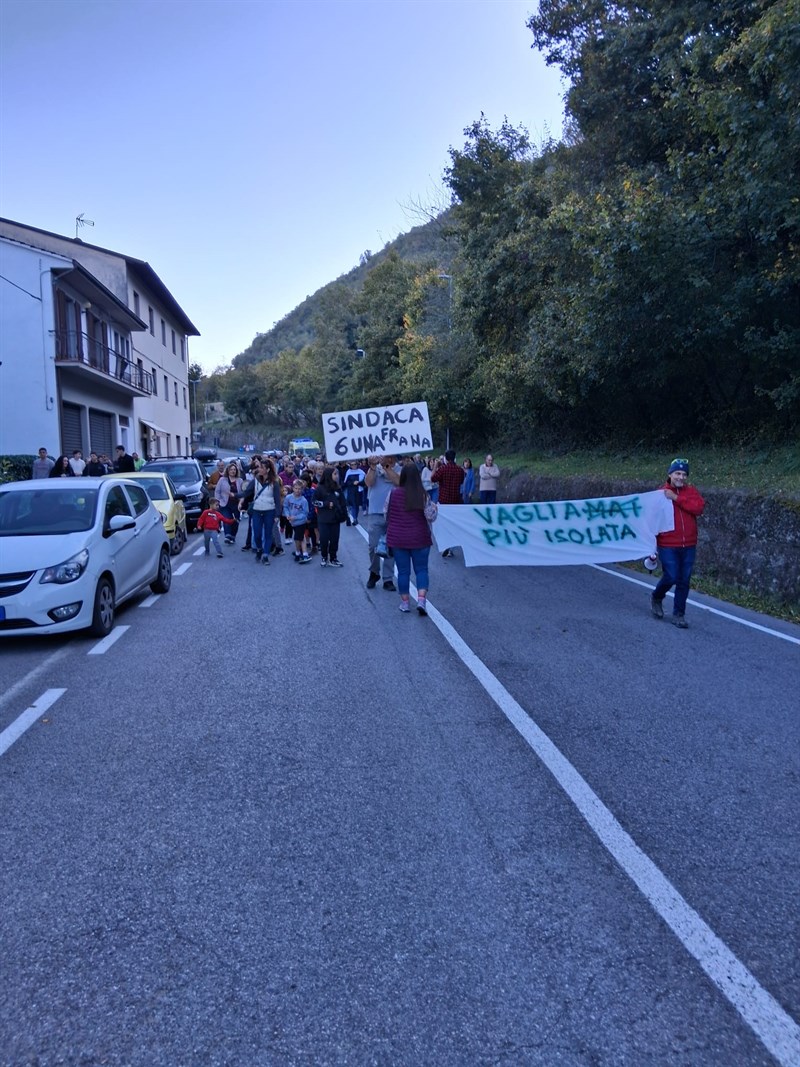 La manifestazione a Vaglia