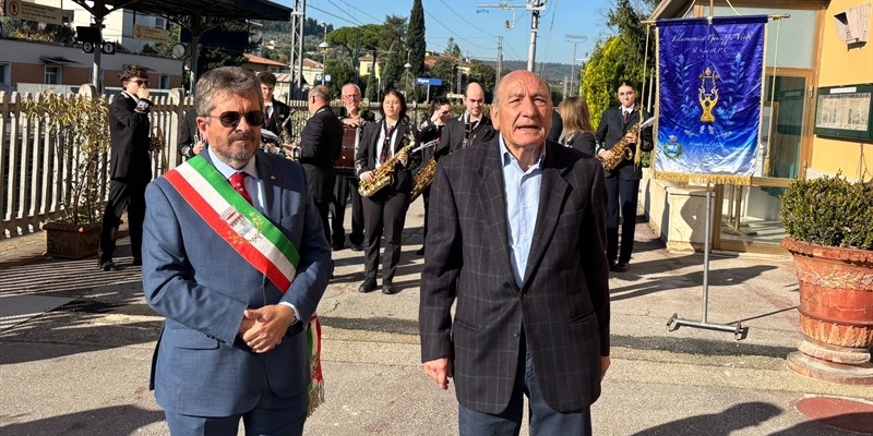 Un momento della cerimonia