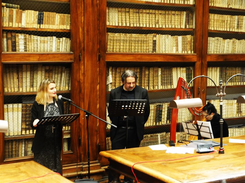 I relatori durante la presentazione