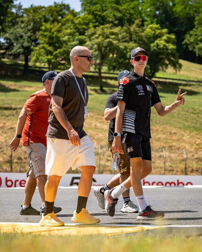 Guido Pini in pistas