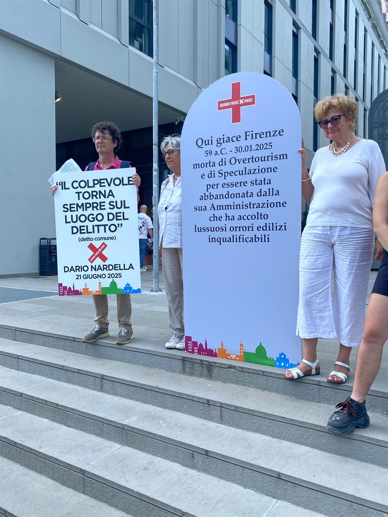 Un momento del flash mob