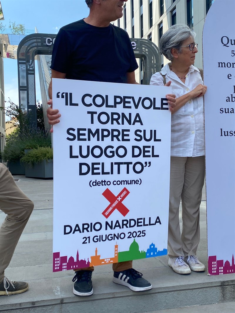 Un momento del flash mob