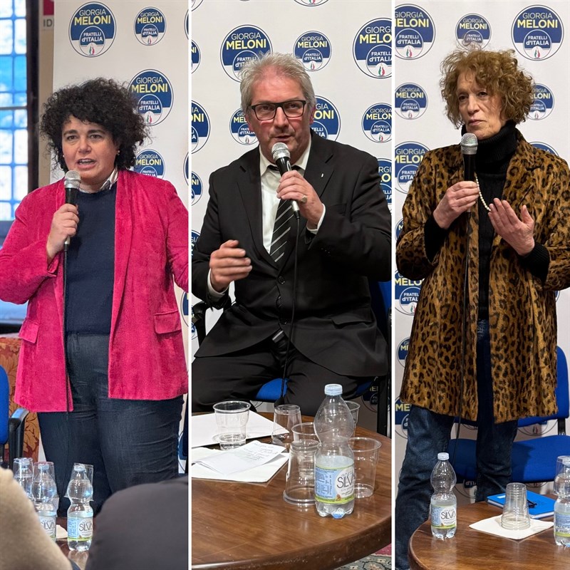 I relatori da sx: Chiara Mazzei, Saverio Zeni, Caterina Coralli