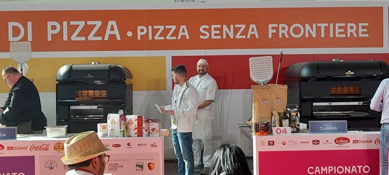 Andrea Bongi della pizzeria I Francescani al campionato del mondo di pizza
