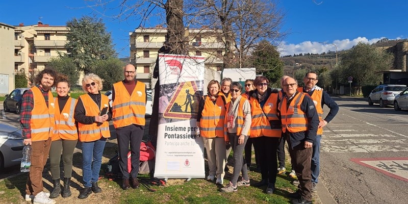 I volontari in azione