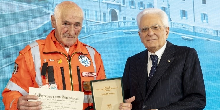 Il reggellese Dario Cherici riceve il titolo di Commendatore dell’Ordine al merito della Repubblica Italiana