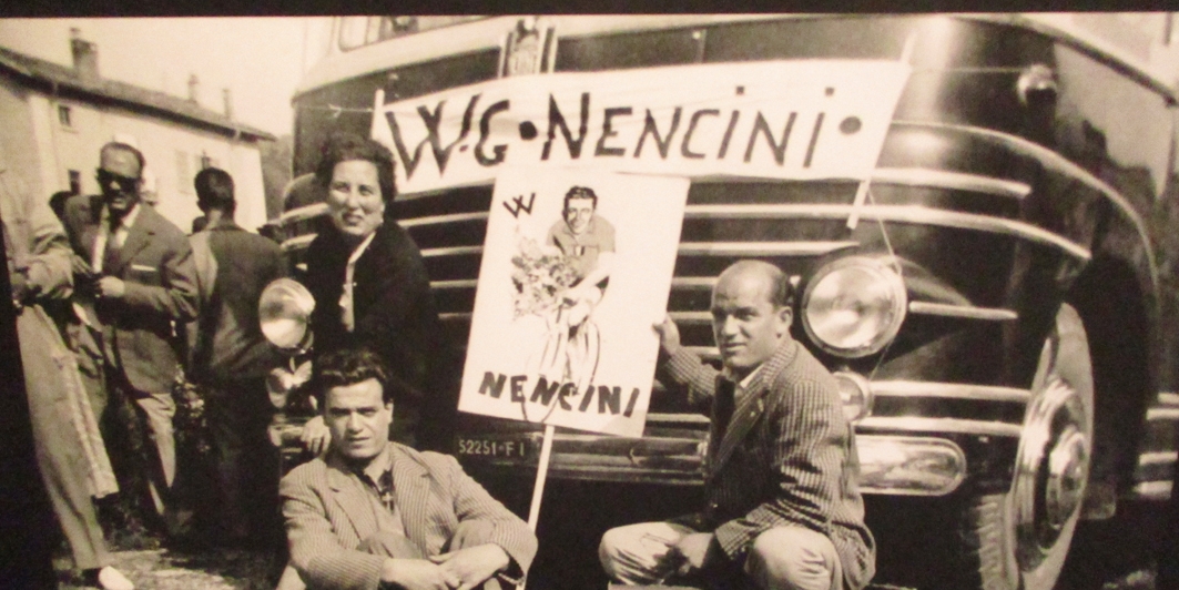 Gastone Nencini in mostra a Firenze in occasione del 100° anniversario del Giro d’Italia