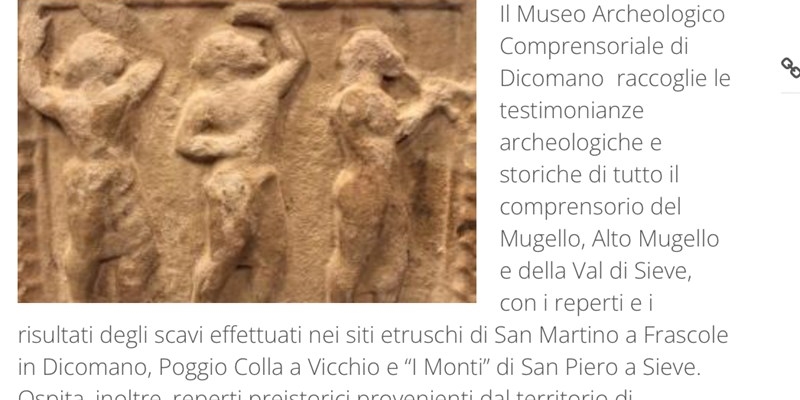 Il museo archeologico di Dicomano