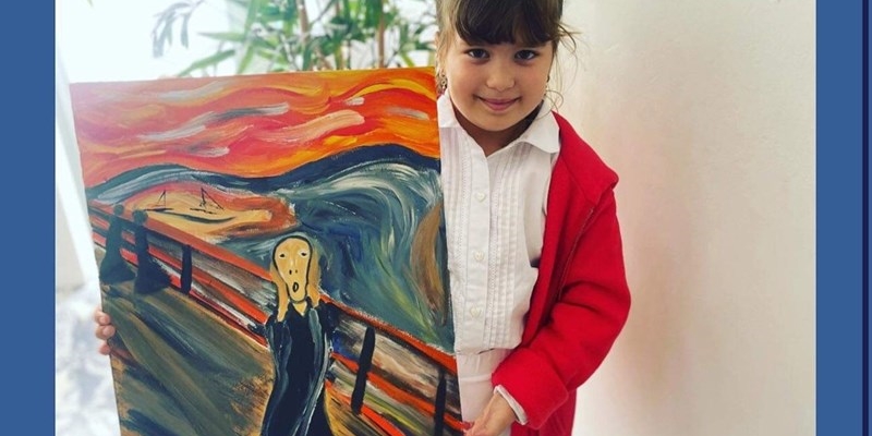 Isabel. Piccola artista mugellana e il ‘suo’ Urlo di Munch. Un capolavoro