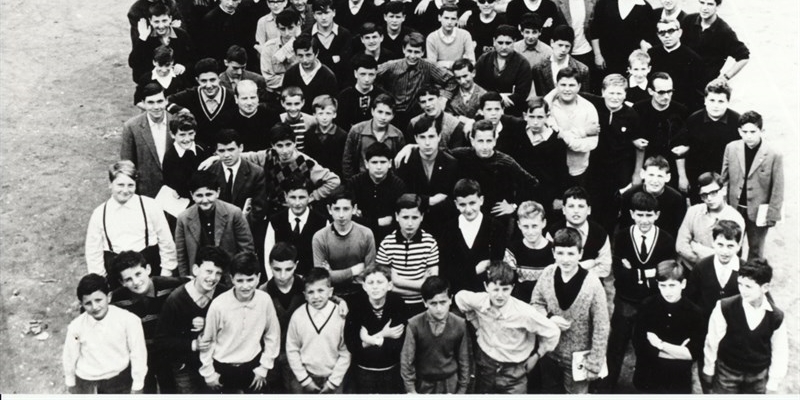 Una panoramica  degli ex allievi salesiani nell’Oratorio  dell’Istituto; giorni indimenticabili.