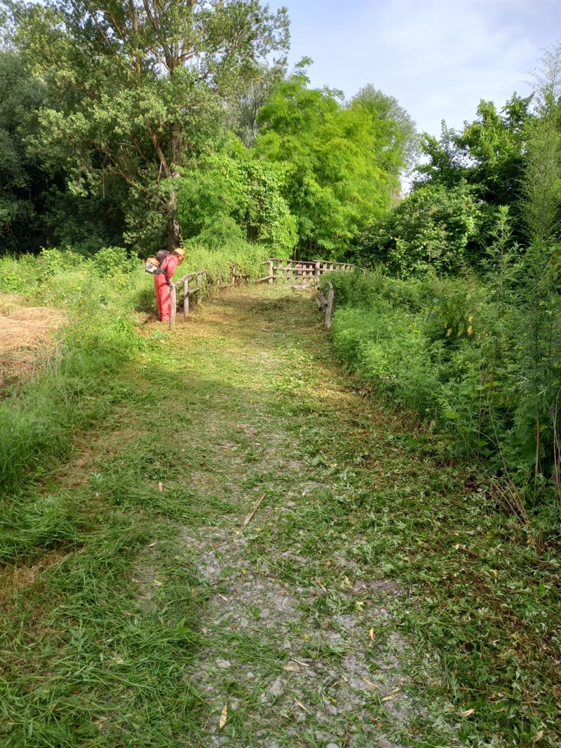 Lavori sulla pista ciclabile di Vicchio