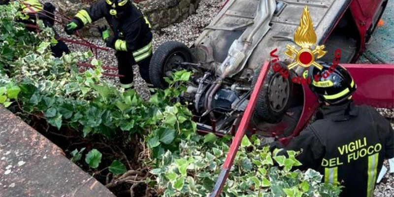 L'auto dell'incidente