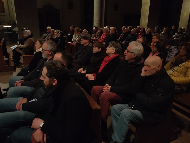 Il numeroso pubblico presente