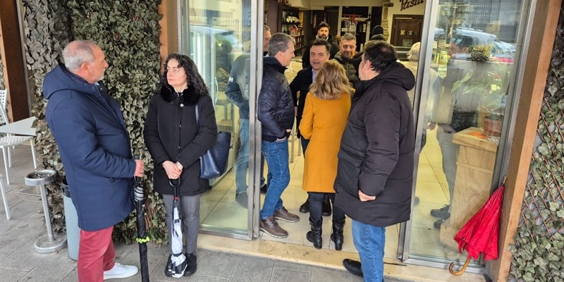 Un momento del flash mob