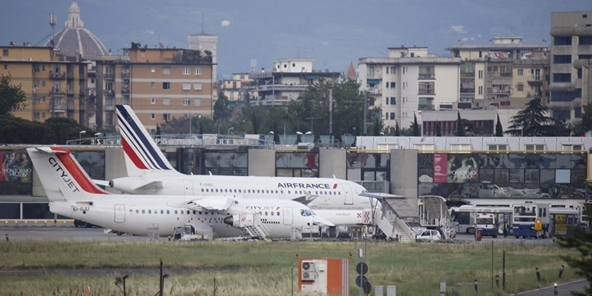 La pista dell’aeroporto di Peretola