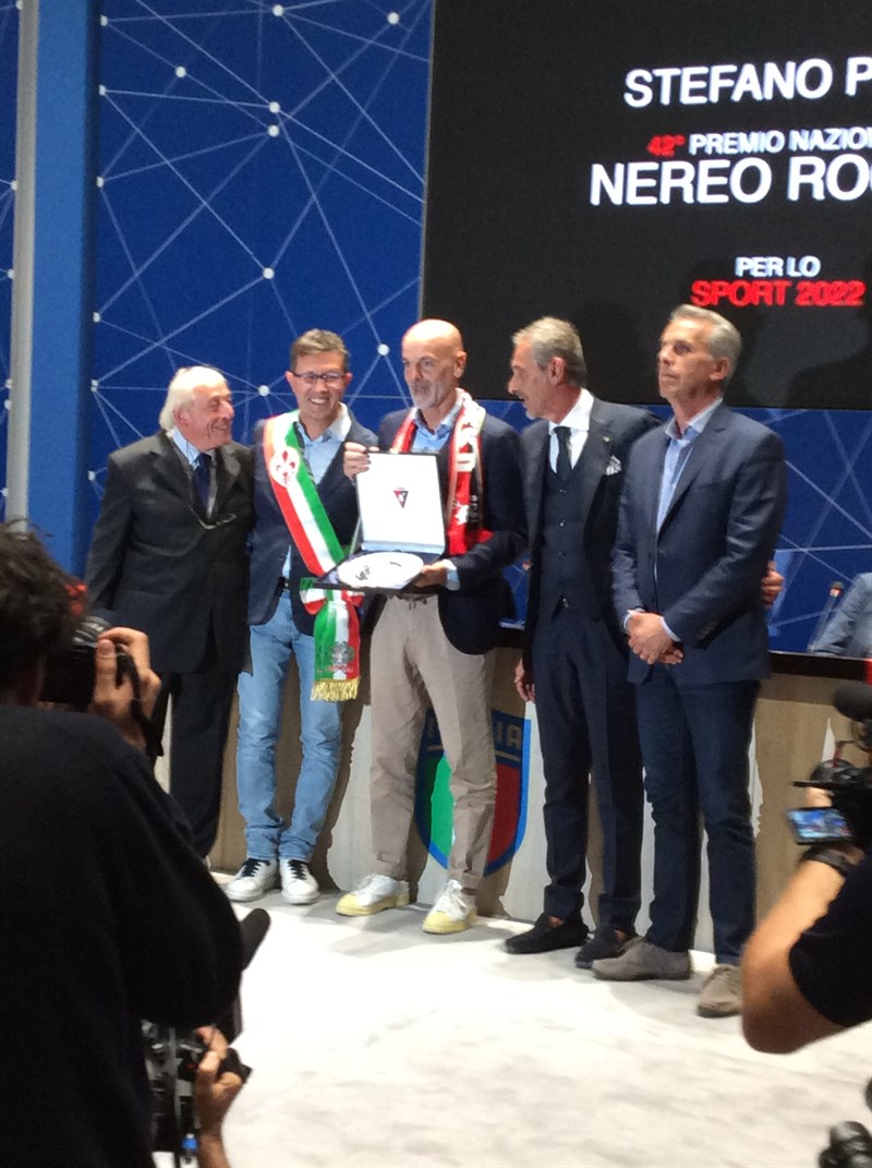 Nereo Rocco 2022
Maurizio Romei, Dario Nardella, Stefano Pioli, Maurizio Francini, Paolo Mangini