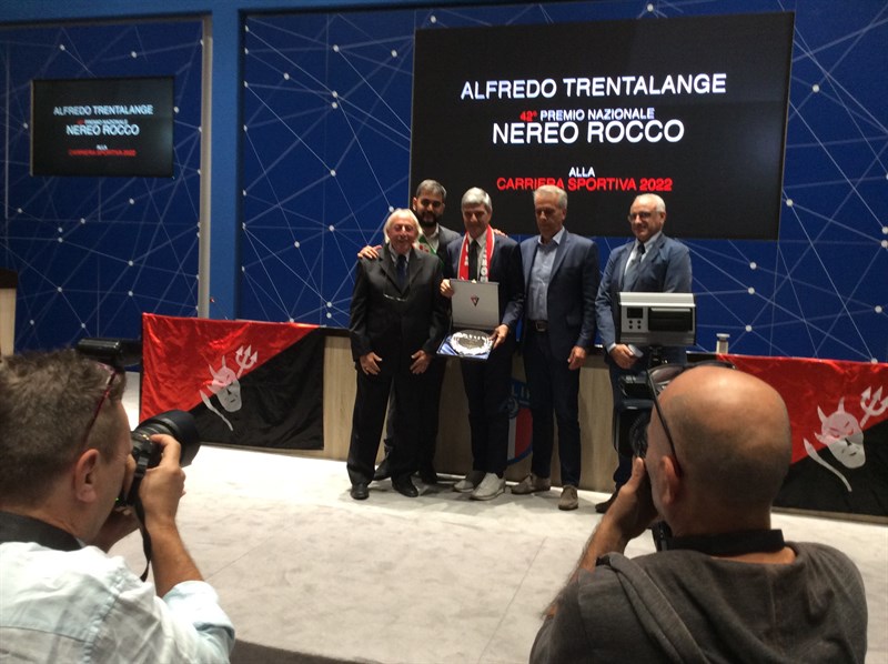Nereo Rocco 2022
Maurizio Romei, Cosimo Guccione, Alfredo Trentalange, Paolo Mangini, Nicola Armentano