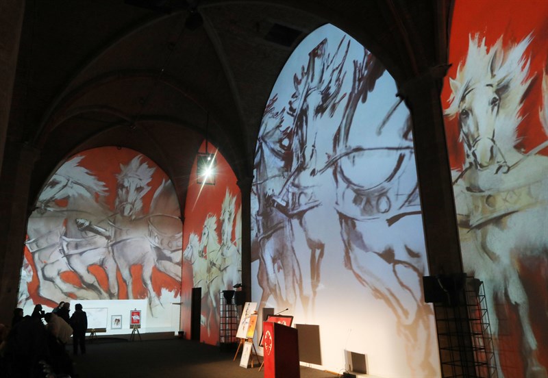 il ricordo in Sala d'Arme