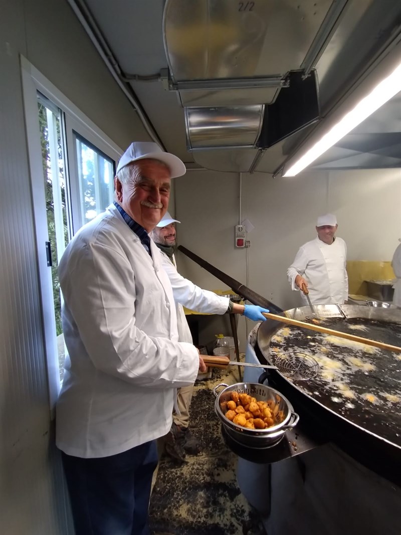 Un momento della sagra