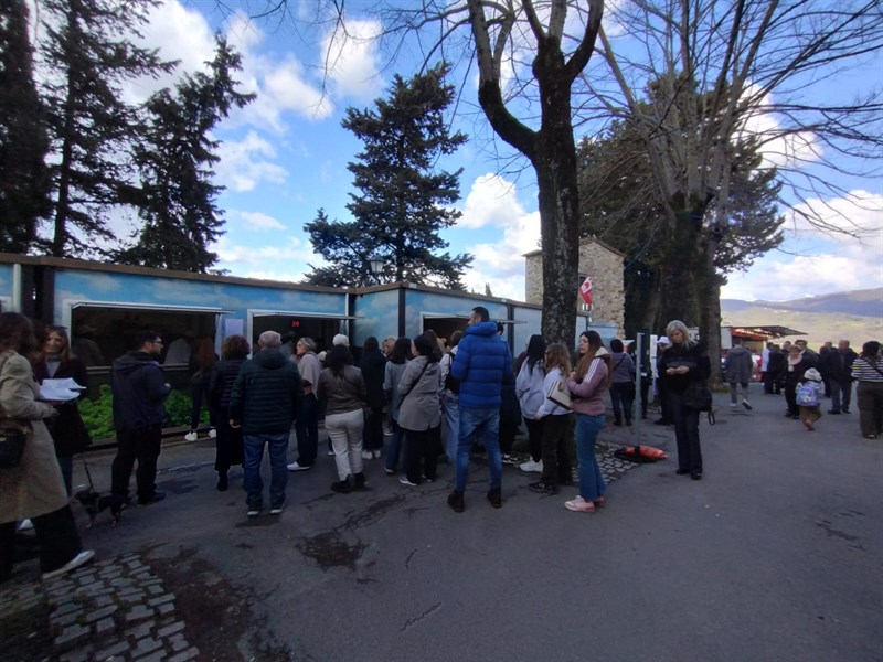 Un momento della sagra