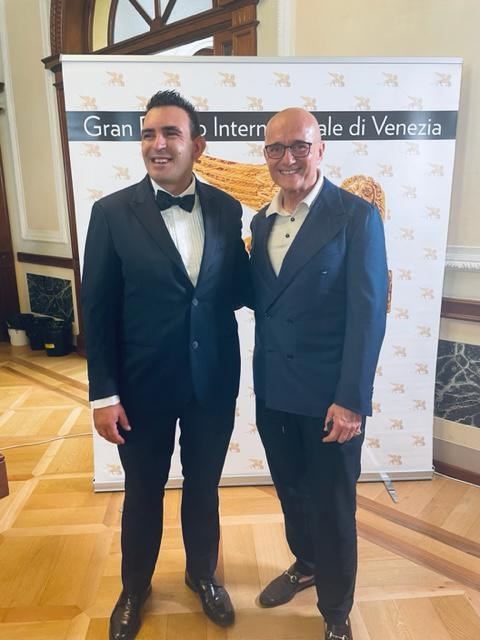 Un momento della premiazione