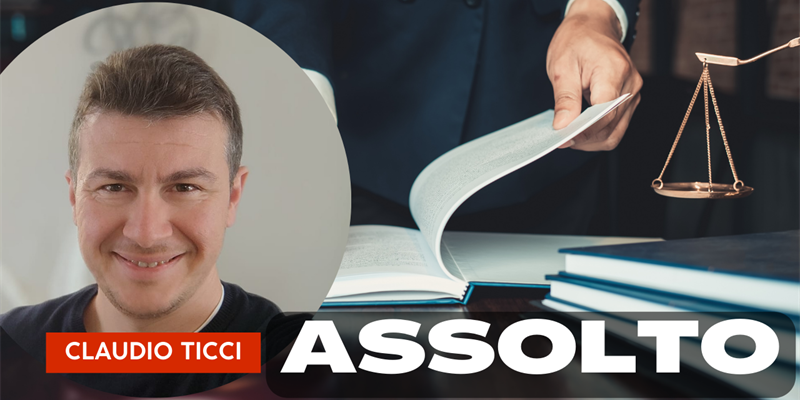 Claudio Ticci assolto dal reato di diffamazione presentato dal Sindaco Omoboni