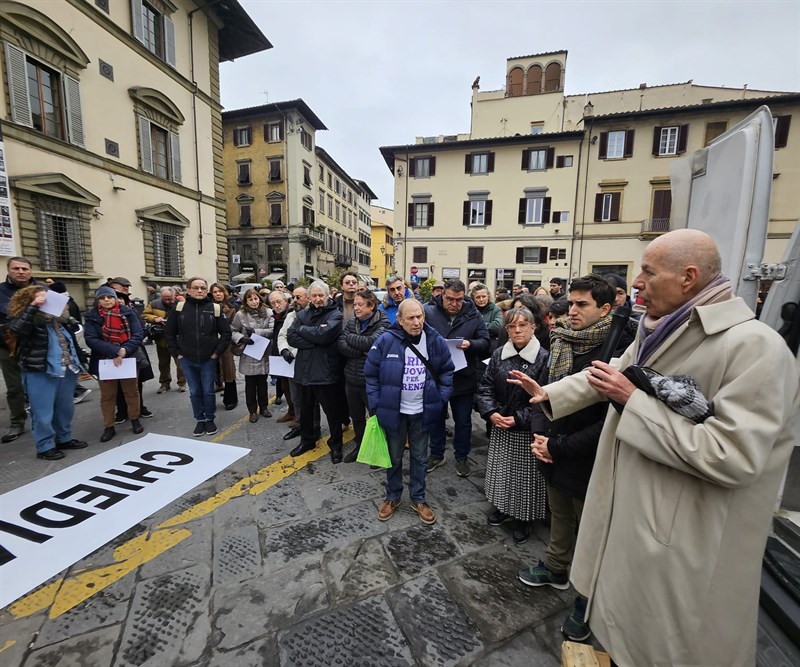 Il sit in di oggi al Duomo