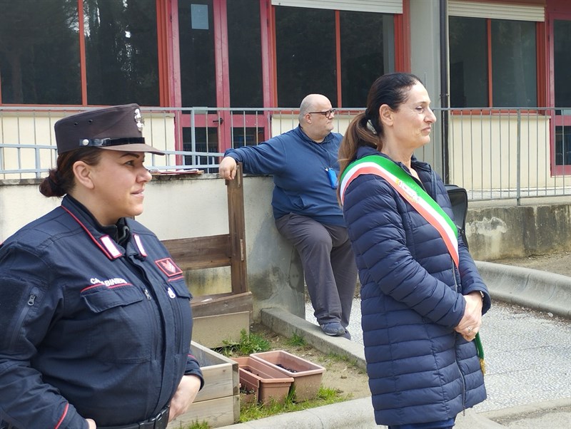 Un momento della  cerimonia