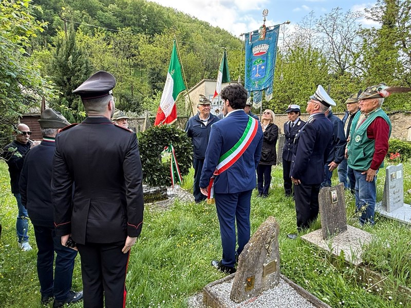 Un altro momento della cerimonia