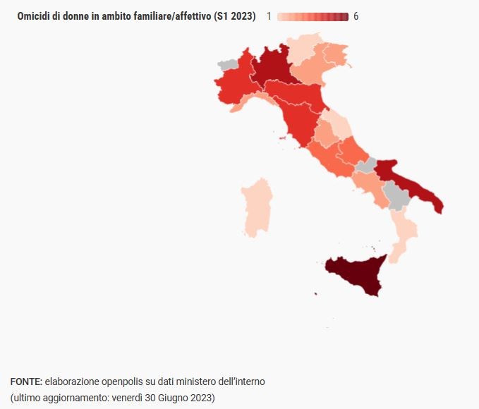 Omicidi sulle donne in Italia