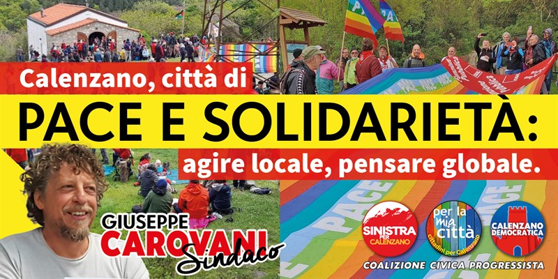 Calenzano: la pace secondo il candidato sindaco Carovani