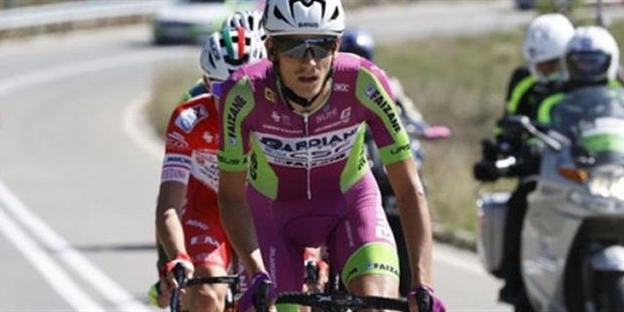 Il campione italiano di ciclismo Filippo Zana.    
 
