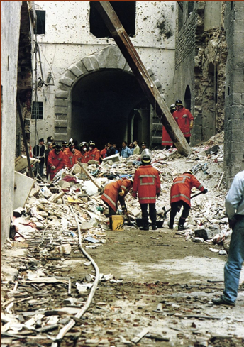 I Vigili del Fuoco al lavoro