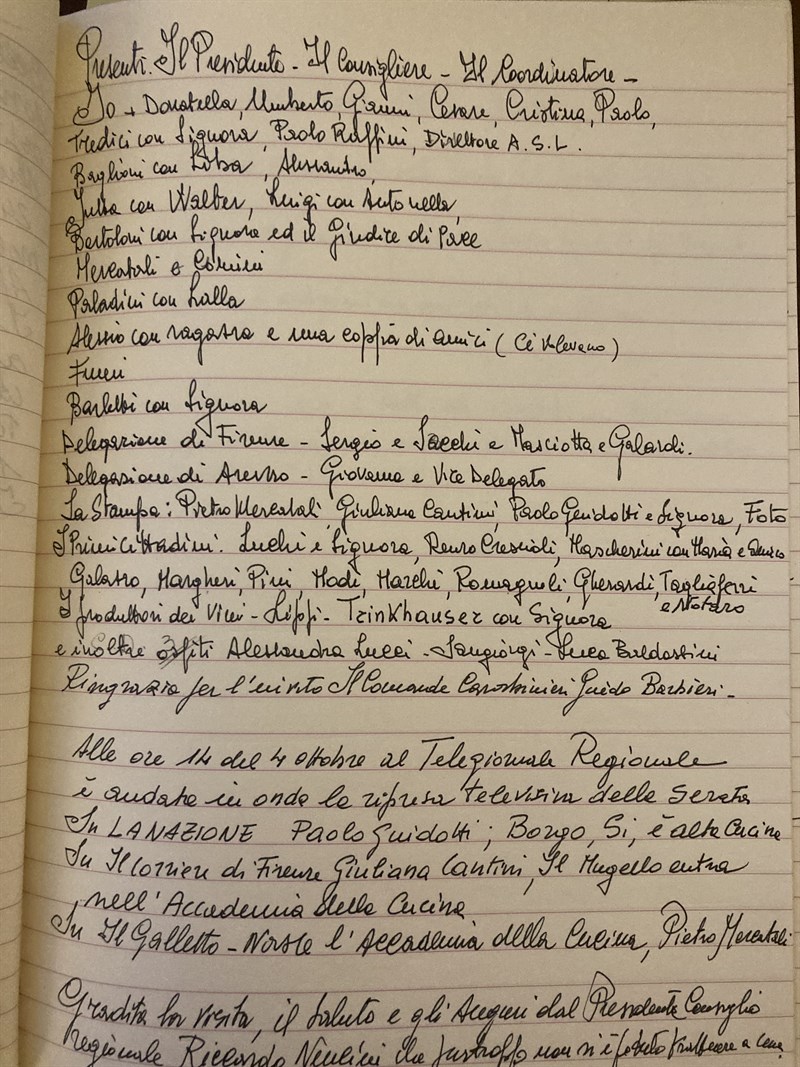 Pag. 5 manoscritto di Adriano Borgioli