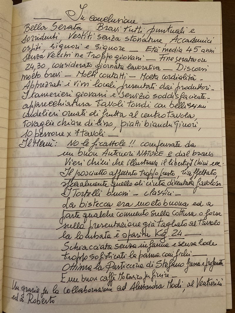 Pag. 4 manoscritto di Adriano Borgioli