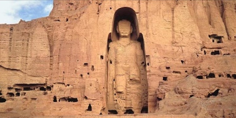 2001 - Uno dei Buddha distrutto dai talebani