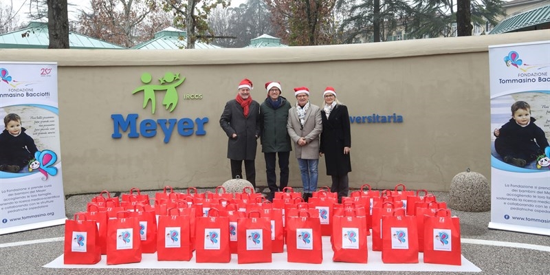 I doni pronti per i bimbi del Meyer
