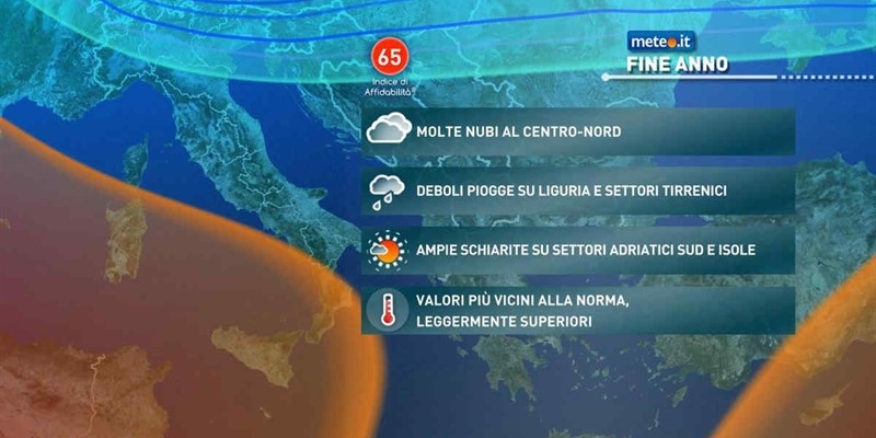 Le previsioni dell'ultima settimana dell'anno