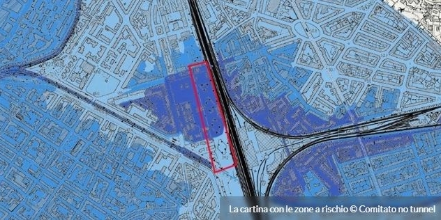 L'area a rischio idrogeologico