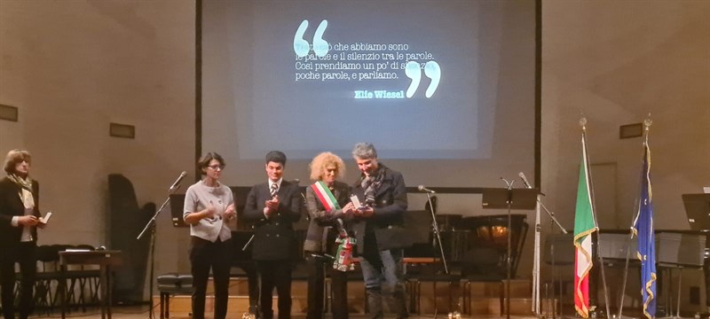 Un momento della cerimonia