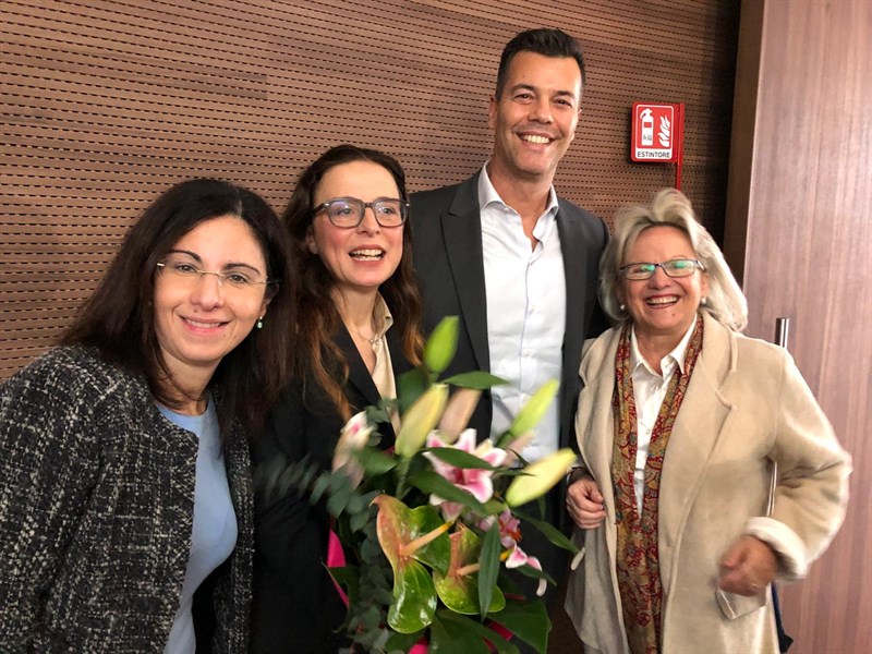 Da sinistra Pellegrino, Scoccianti, Mari e Fioretto