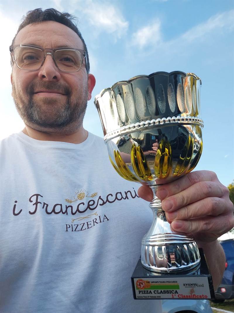 Andrea Bongi, campione toscano di pizza classica
