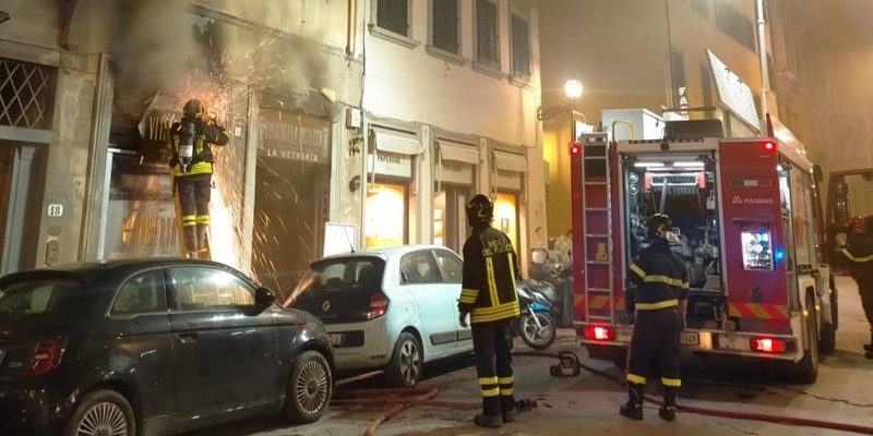 L'incendio al ristorante